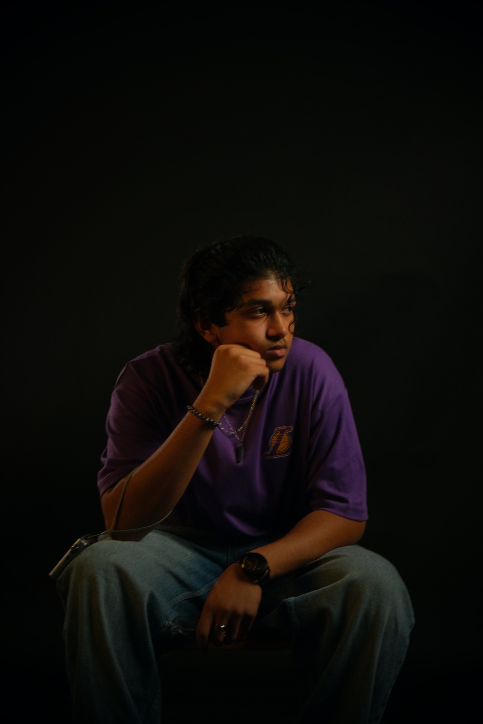Portrait of Raashid Ambel, filmmaker and cinematographer based in the United Arab Emirates